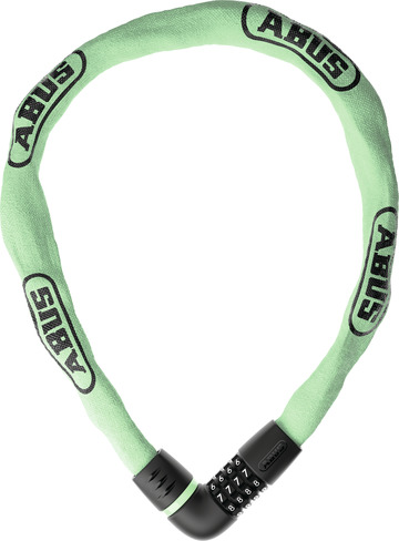 【新品未使用】ABUS チェーンロック 1385C 75cm ネオングリーン 50669_6806C_SAGE_GREEN_110_SK_